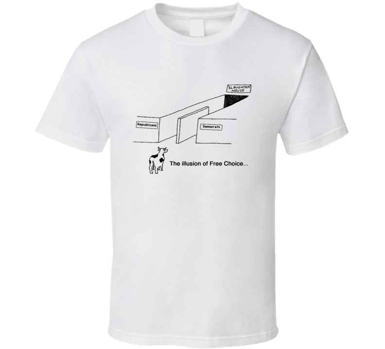 The Image Of Illusion American Republican Democratic Politics Cartoon Funny T Shirt The Image Of Illusion American Republican Democratic Politics Cartoon Funny T Shirt