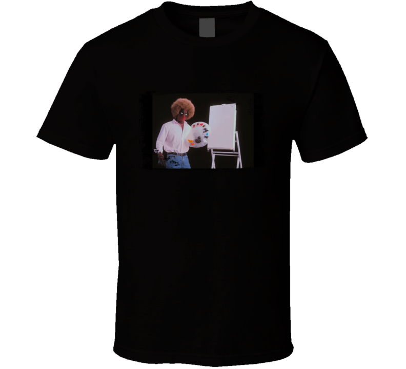 Deadpool 2 Trailer Funny Bob Ross Painter Gift T Shirt Deadpool 2 Trailer Funny Bob Ross Painter Gift T Shirt