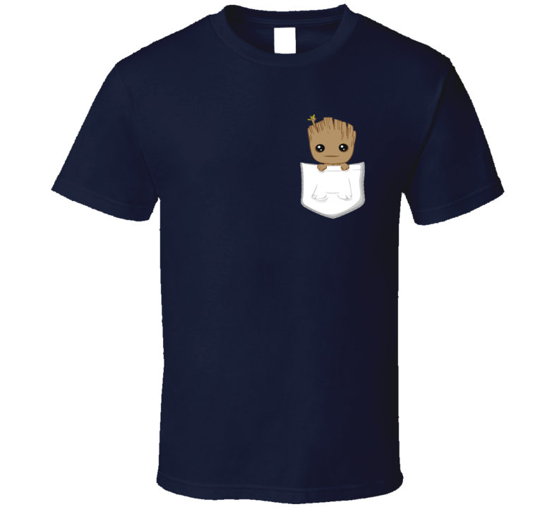 Guardians Of The Galaxy Men's Pocket Groot Cool Fan Gift T-shirt Guardians Of The Galaxy Men's Pocket Groot Cool Fan Gift T-shirt