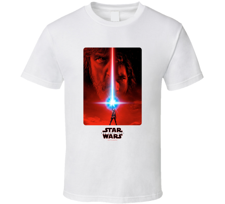 Star Wars The Last Jedi Episode 8 Poster Cool Fan T Shirt Star Wars The Last Jedi Episode 8 Poster Cool Fan T Shirt