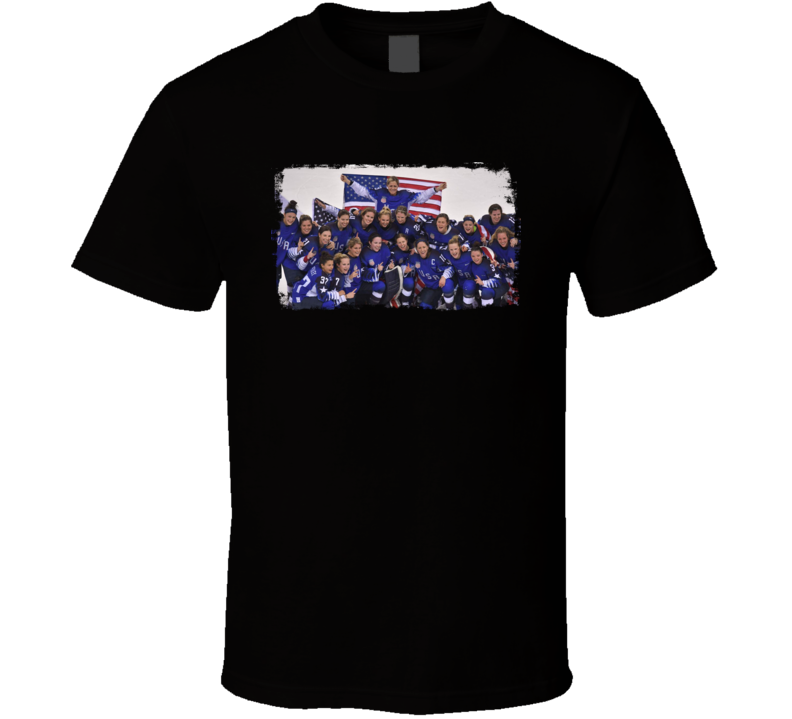 US Womenâs Hockey Team Win Gold Winter Olympics T Shirt US Womenâs Hockey Team Win Gold Winter Olympics T Shirt