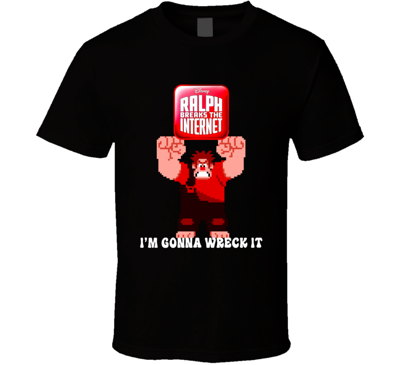 Wreck-It Ralph Breaks The Internet Animated Kids Movie Cool Cartoon Fan Gift T Shirt Wreck-It Ralph Breaks The Internet Animated Kids Movie Cool Cartoon Fan Gift T Shirt