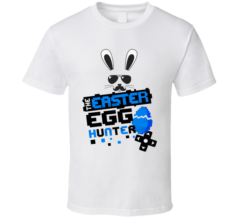 The Easter Egg Hunter Holiday Kids Funny Bunny Cool T Shirt The Easter Egg Hunter Holiday Kids Funny Bunny Cool T Shirt
