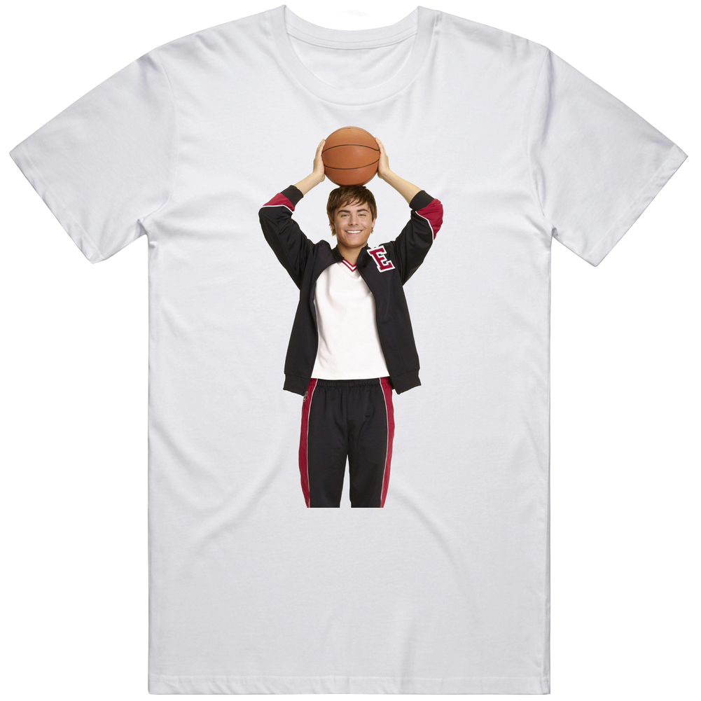 Troy Bolton Highschool Musical Fictional Musican Character Fan T Shirt