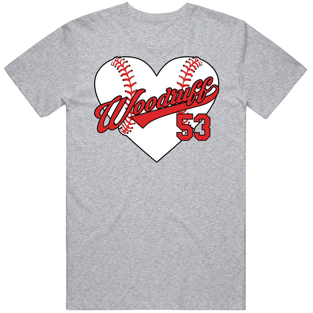 Brandon Woodruff Baseball Heart T Shirt