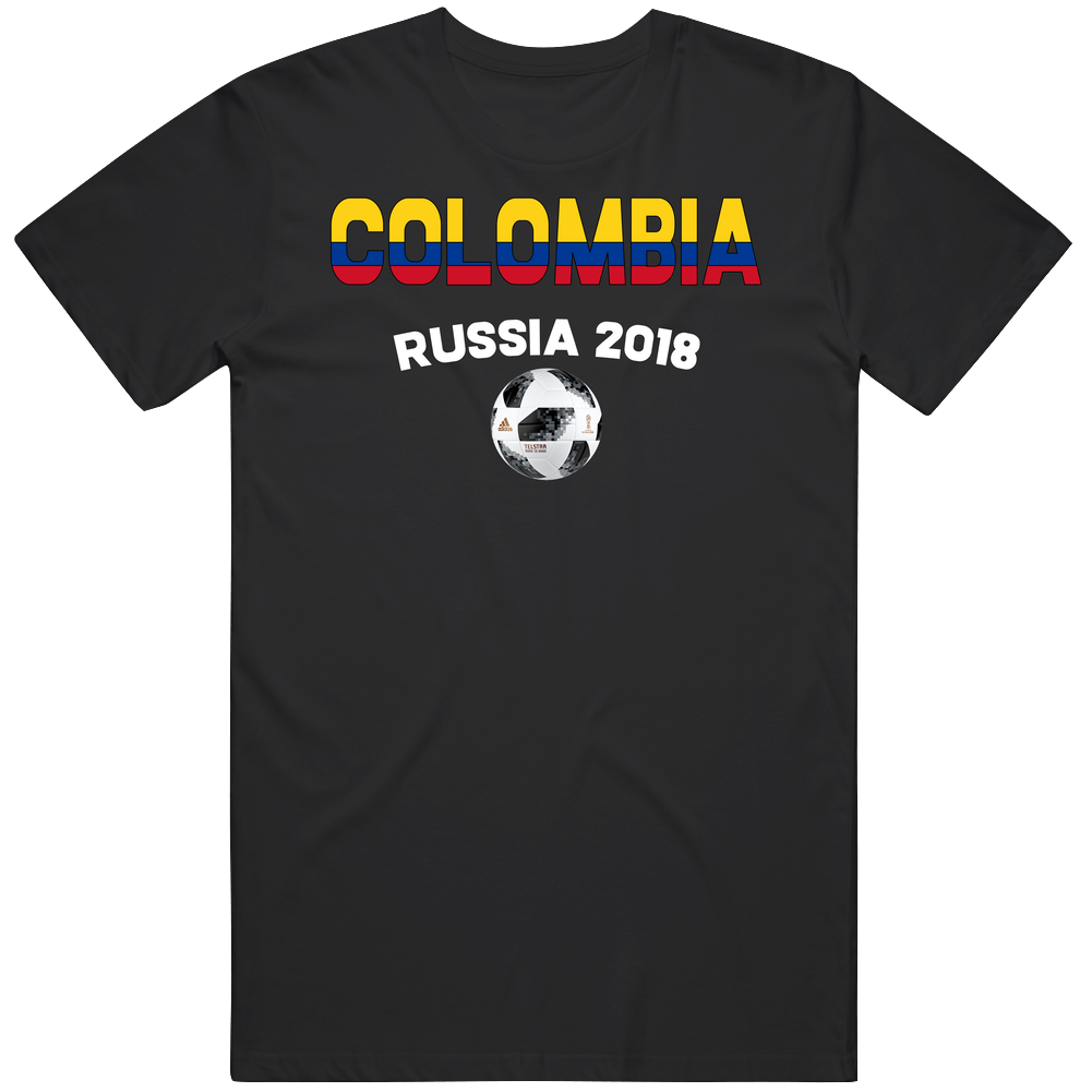 Colombia Fifa World Cup Russia 2018 Soccer Football Fan T Shirt Colombia Fifa World Cup Russia 2018 Soccer Football Fan T Shirt