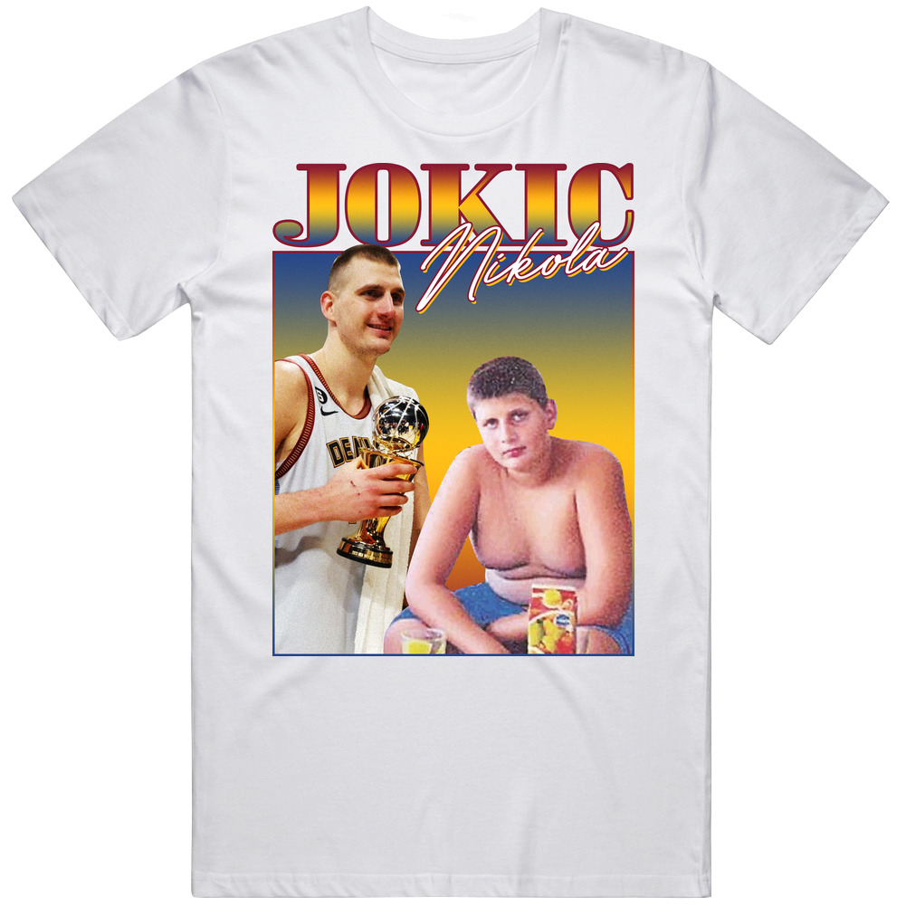 Kid Nikola Jokic 90s Style T Shirt