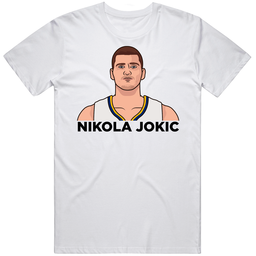 Nikola Jokic Portrait T Shirt