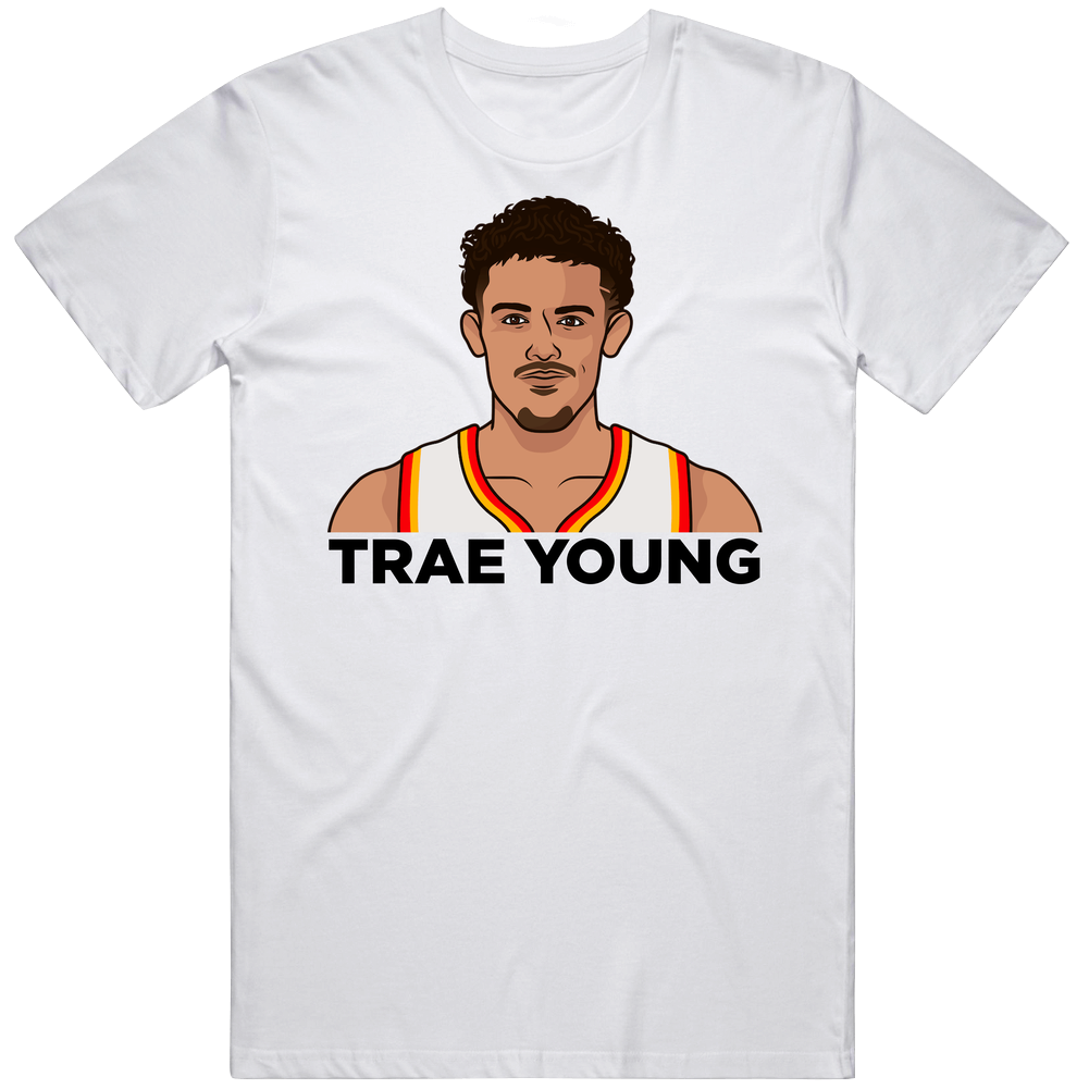 Trae Young Portrait T Shirt Trae Young Portrait T Shirt