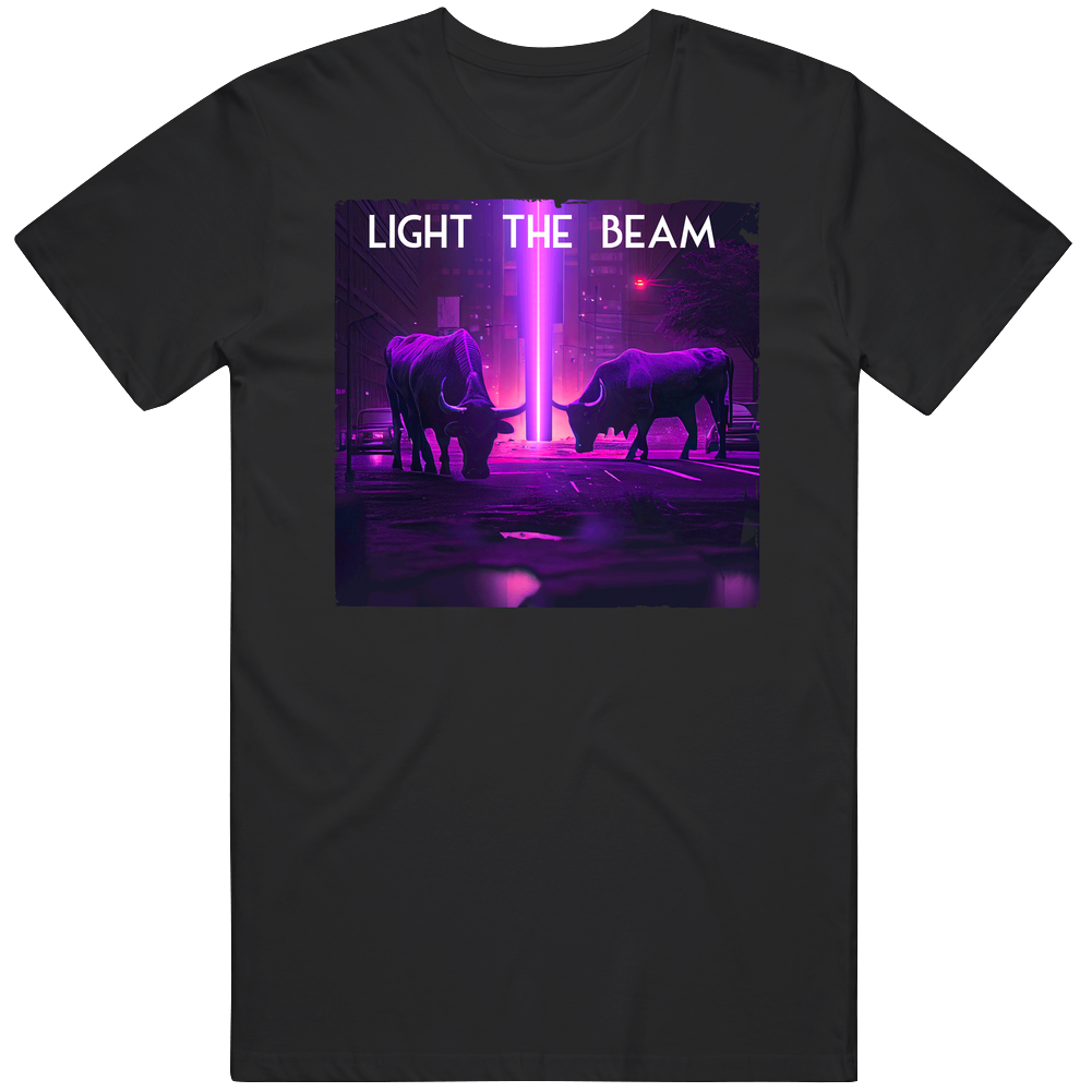 Light The Beam 80s Retro T Shirt