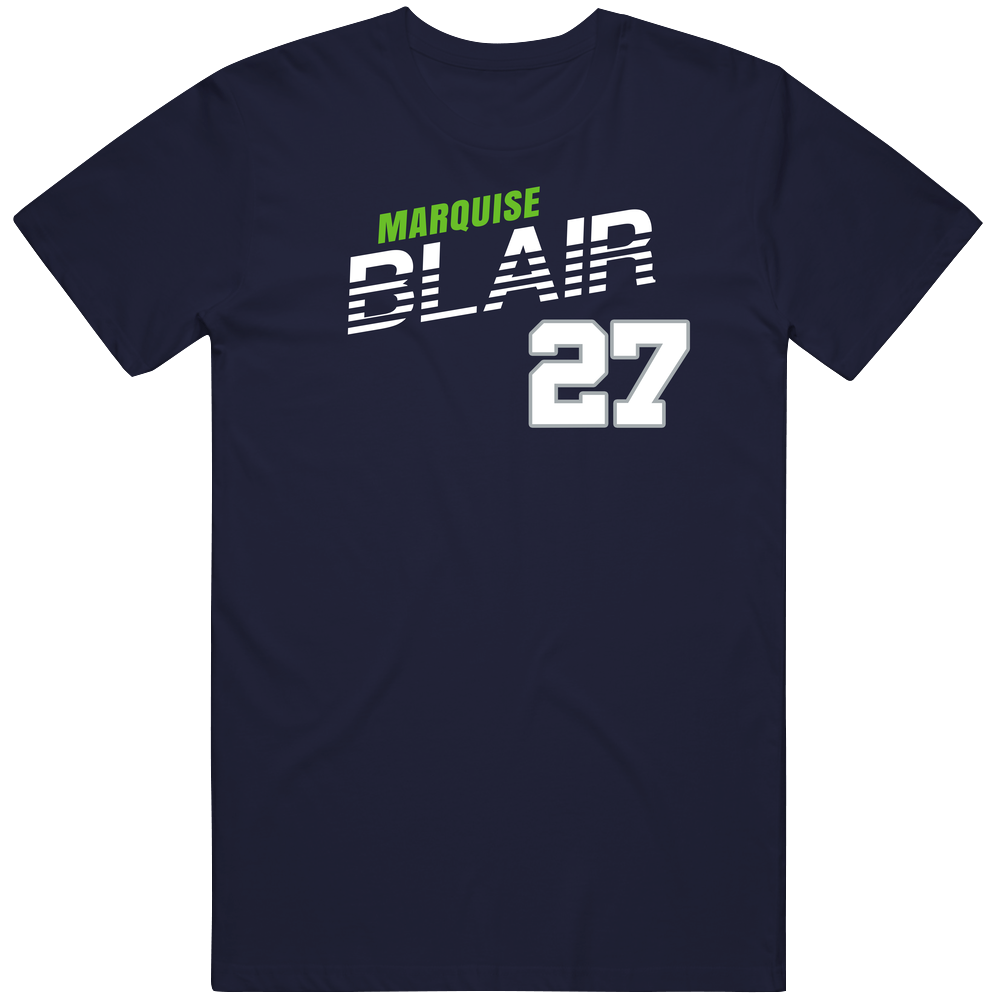 Marquise Blair 27 Favorite Player Seattle Football Fan T Shirt