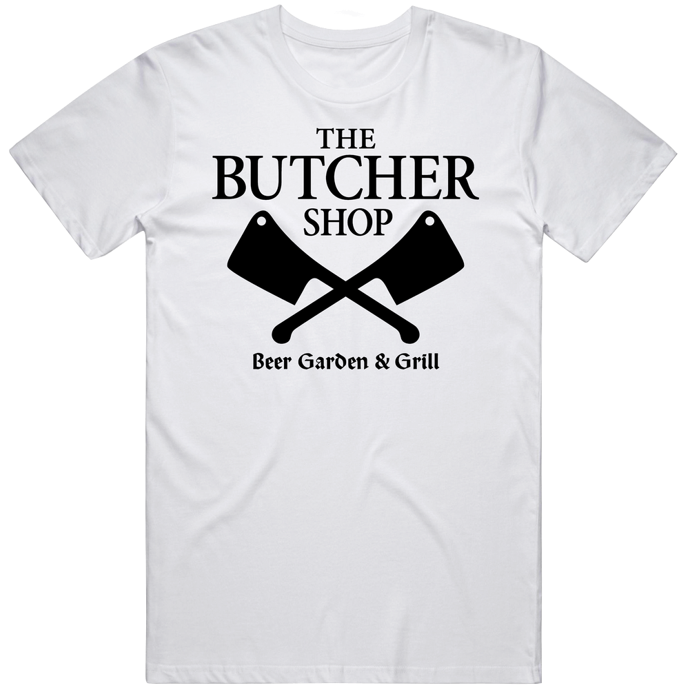 The Butcher Shop Beer Garden And Grill Favorite Restaurant T Shirt