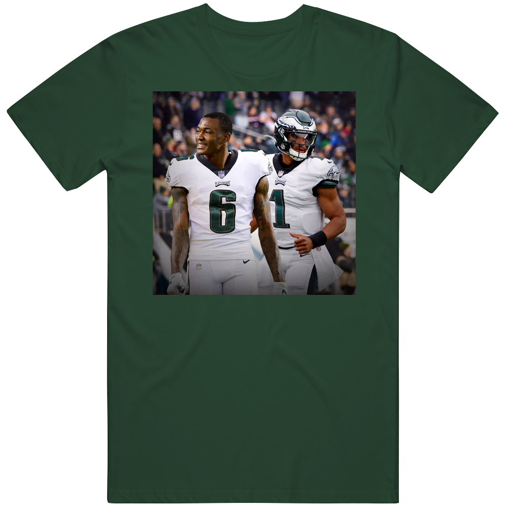 Jalen Hurts Devonta Smith Philadelphia Football Reunited T Shirt