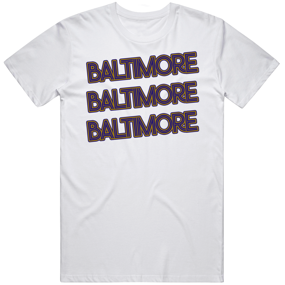 Baltimore Football Retro Fan T Shirt Baltimore Football Retro Fan T Shirt