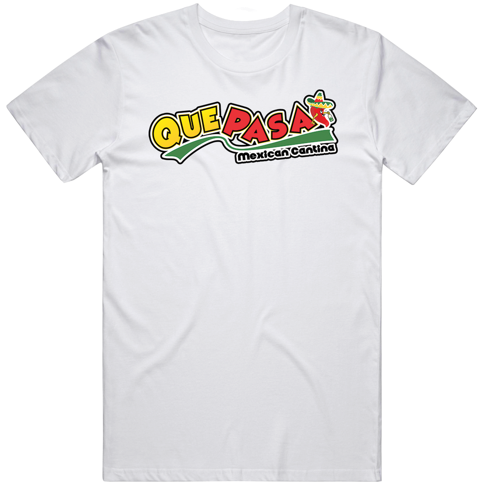 Que Pasa Mexican Cantina St Petersburg Florida Restaurant T Shirt