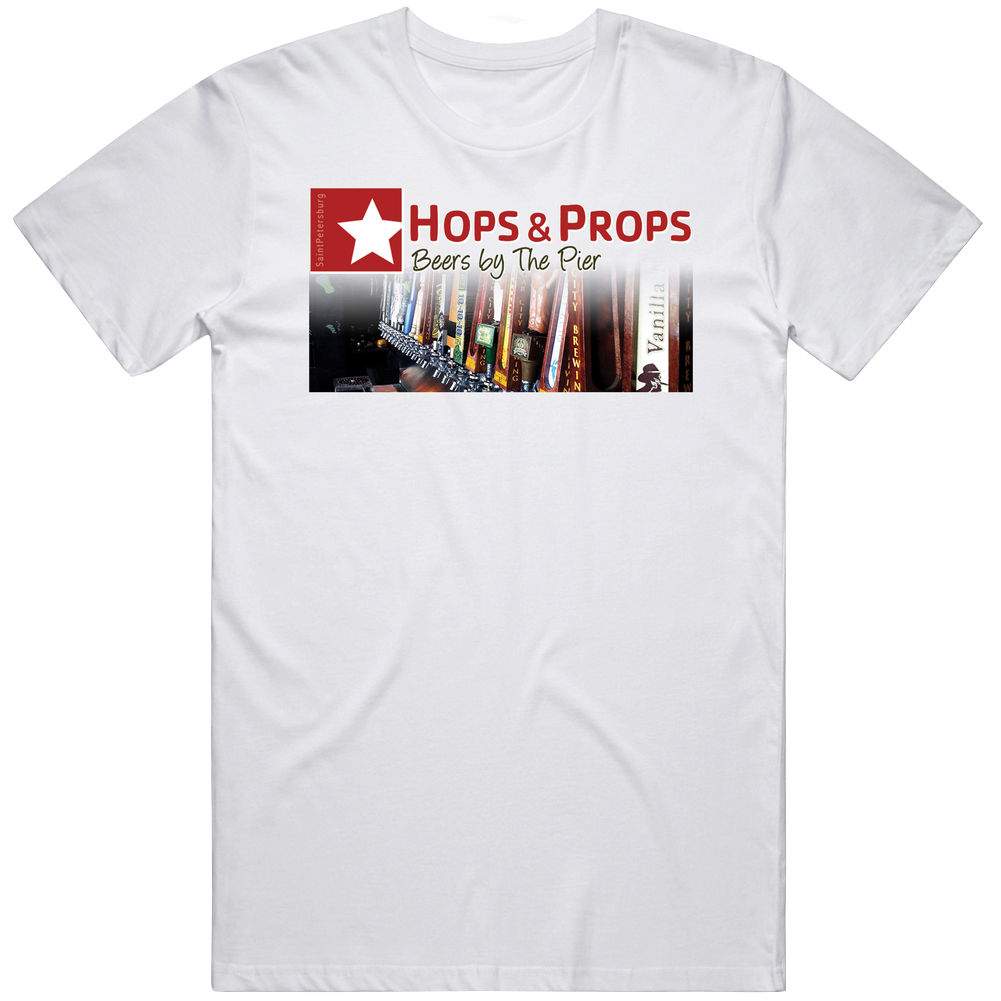 Hops And Props St Petersburg Florida Restaurant T Shirt
