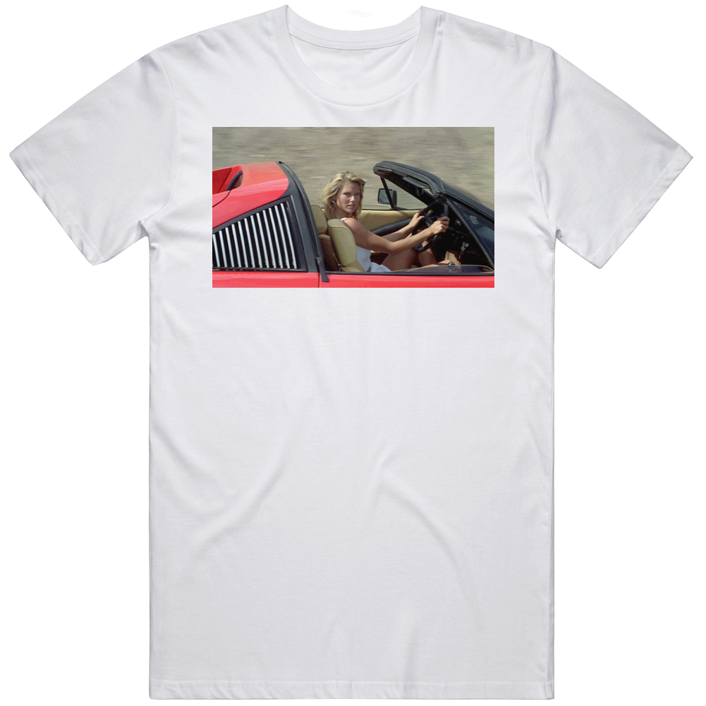 Christie Brinkley National Lampoon's Vacation Red Ferrari Scene T Christie Brinkley National Lampoon's Vacation Red Ferrari Scene T