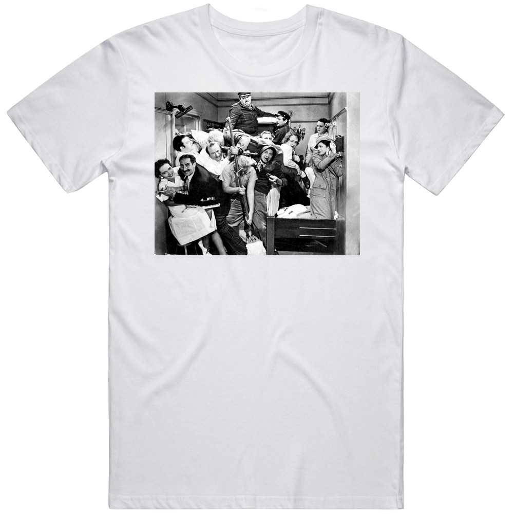Sam Wood A Night At The Opera Crowded Cabin Scene T Shirt