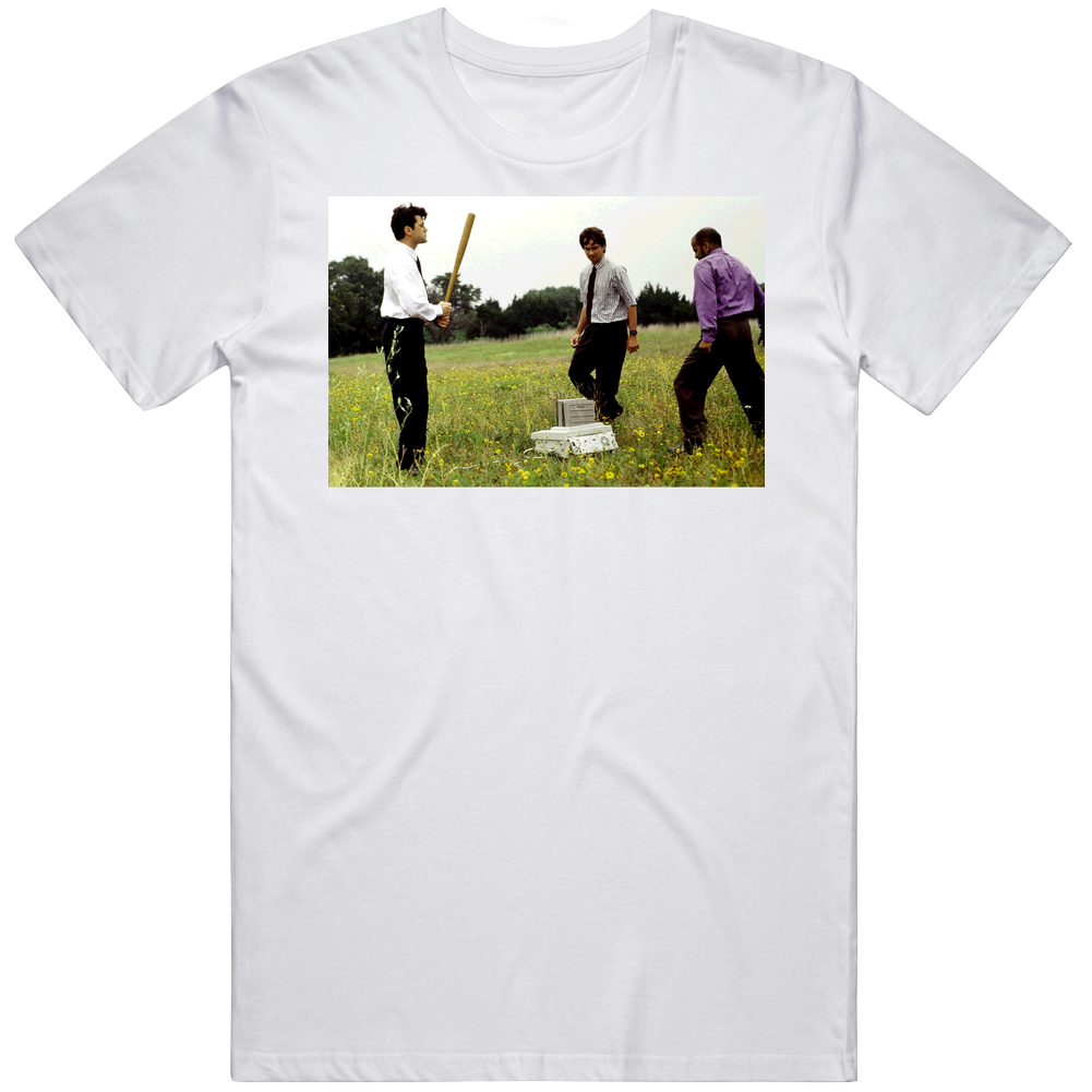 Mike Judge Office Space Murdering The Printer Scene T Shirt