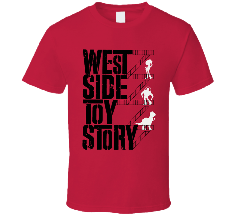 West Side Toy Story Movie Mashup T Shirt