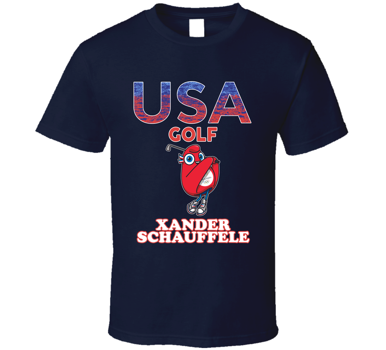Xander Schauffele Team Usa Golf Paris 2024 Fan T Shirt Xander Schauffele Team Usa Golf Paris 2024 Fan T Shirt