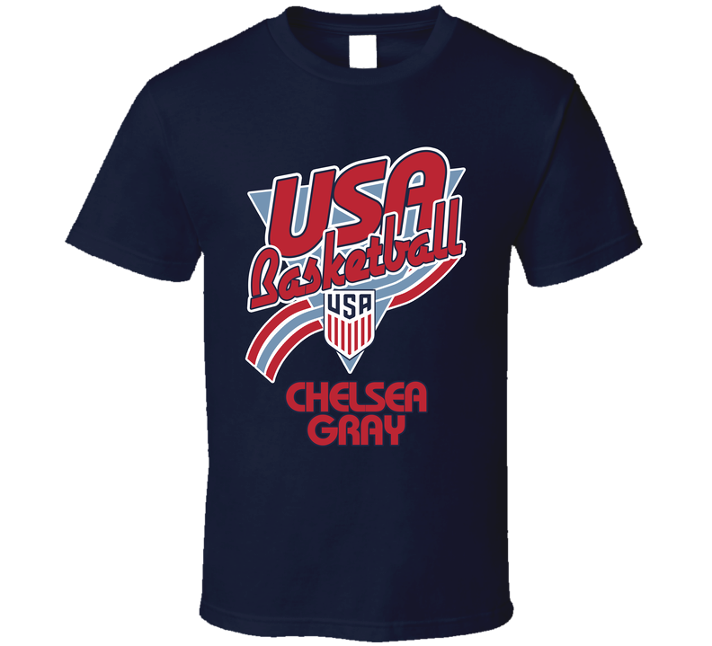Chelsea Gray Team Usa Basketball Paris 2024 T Shirt Chelsea Gray Team Usa Basketball Paris 2024 T Shirt