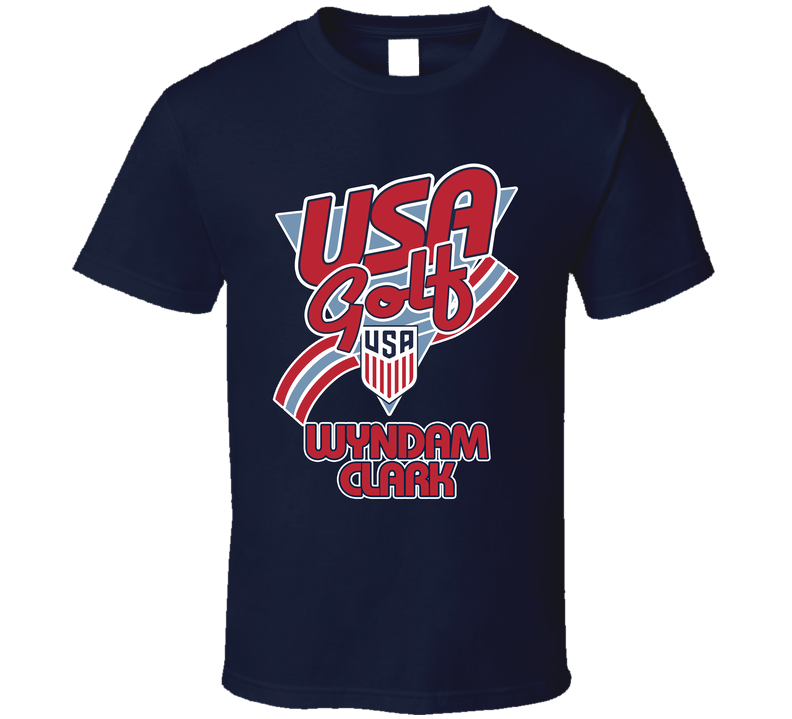 Wyndam Clark Team Usa Golf Paris 2024 T Shirt