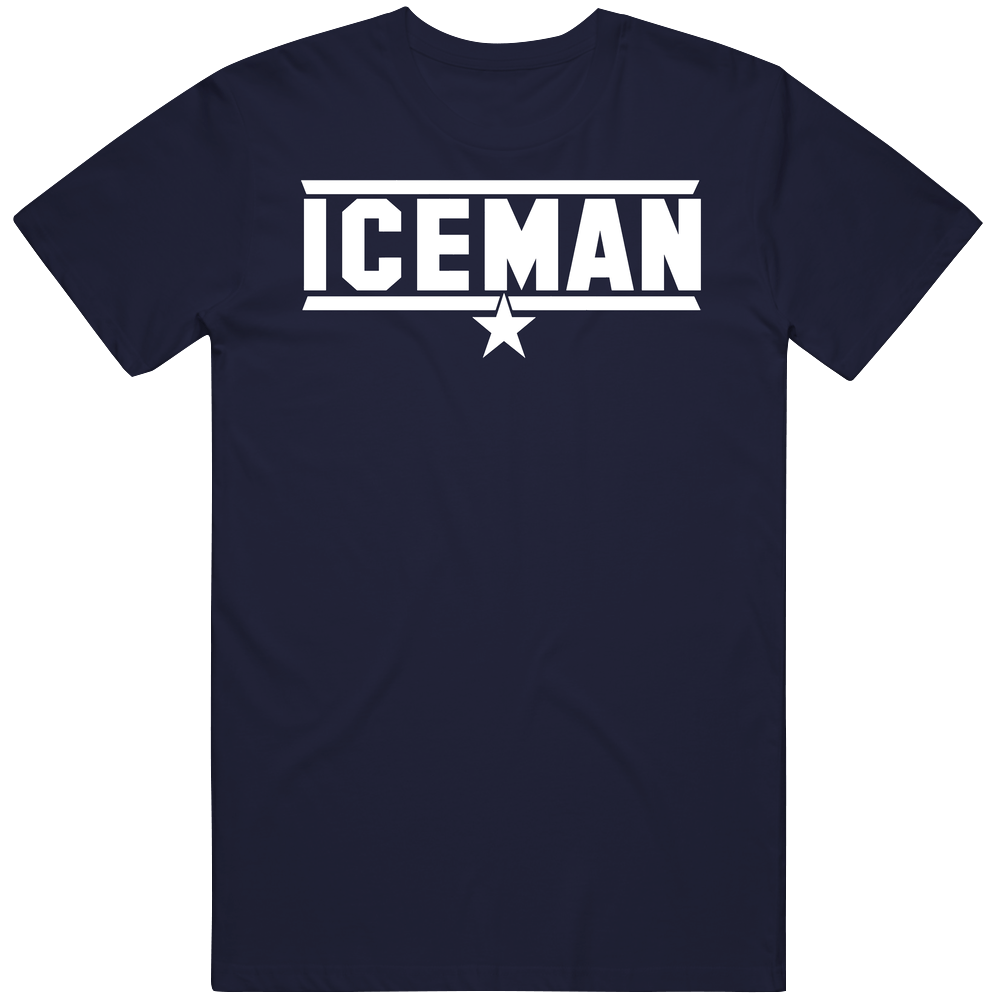 Iceman Retro 80s Top Gun Movie T Shirt