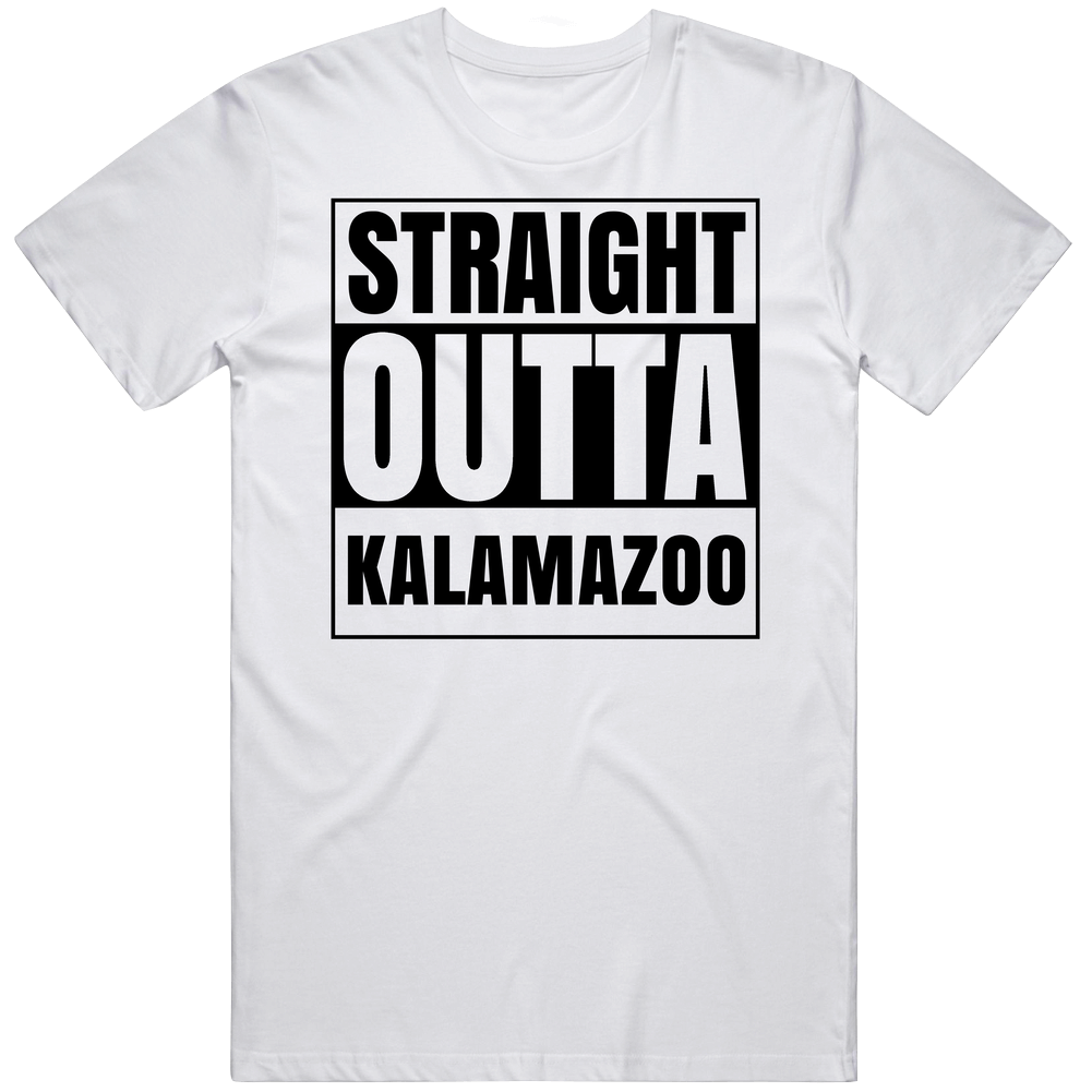 Straight Outta Kalamazoo Michigan City Compton Parody T Shirt Straight Outta Kalamazoo Michigan City Compton Parody T Shirt