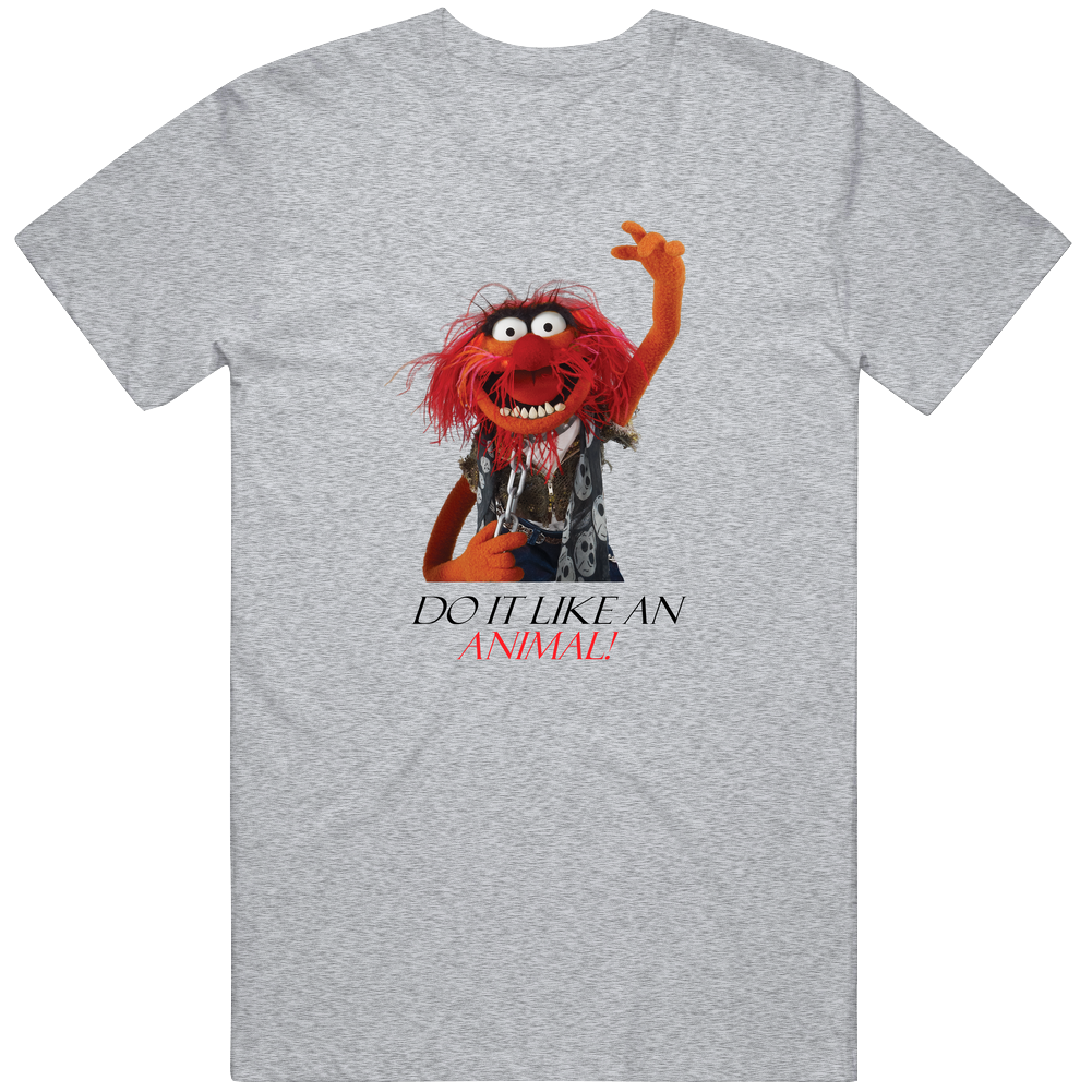 Animal Drums Wild Muppets Sesame Street Gang T Shirt