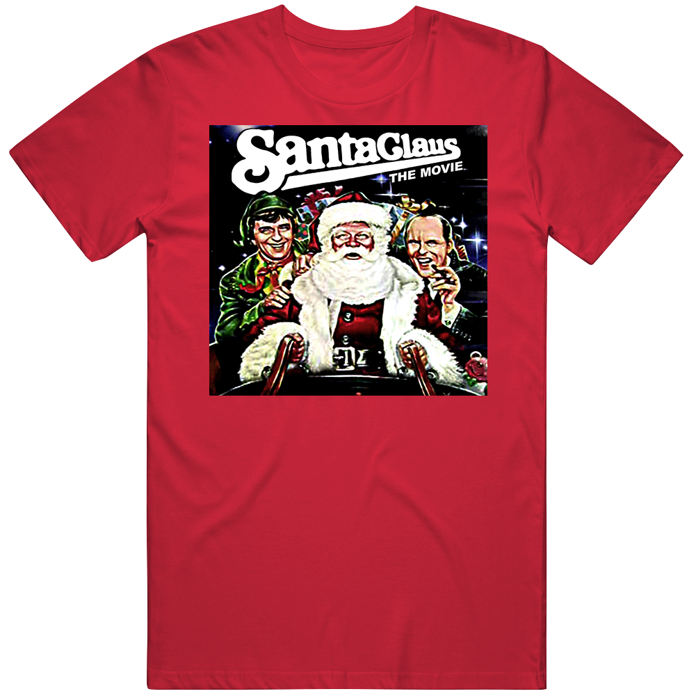 Santa Claus The Movie Dudley Moore Vintage RED Unisex T Shirt