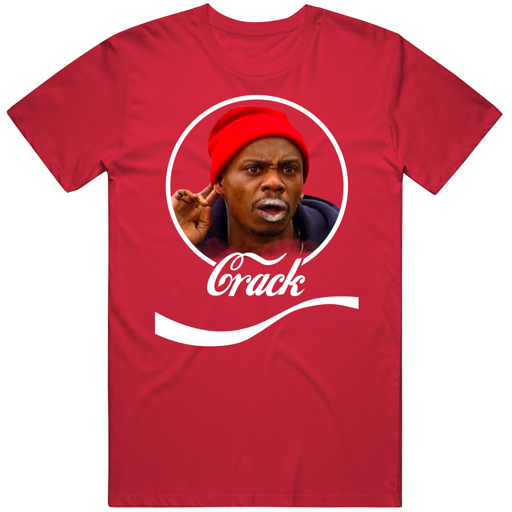 Dave Chappelle Show Huh Crack Coca Cola Parody T Shirt