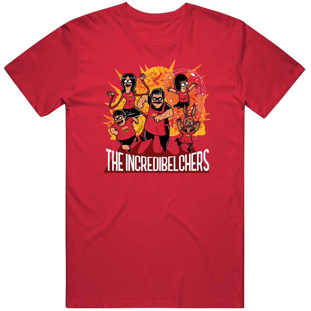 The incredibeles t-shirt bob's burgers tee belcher family T Shirt