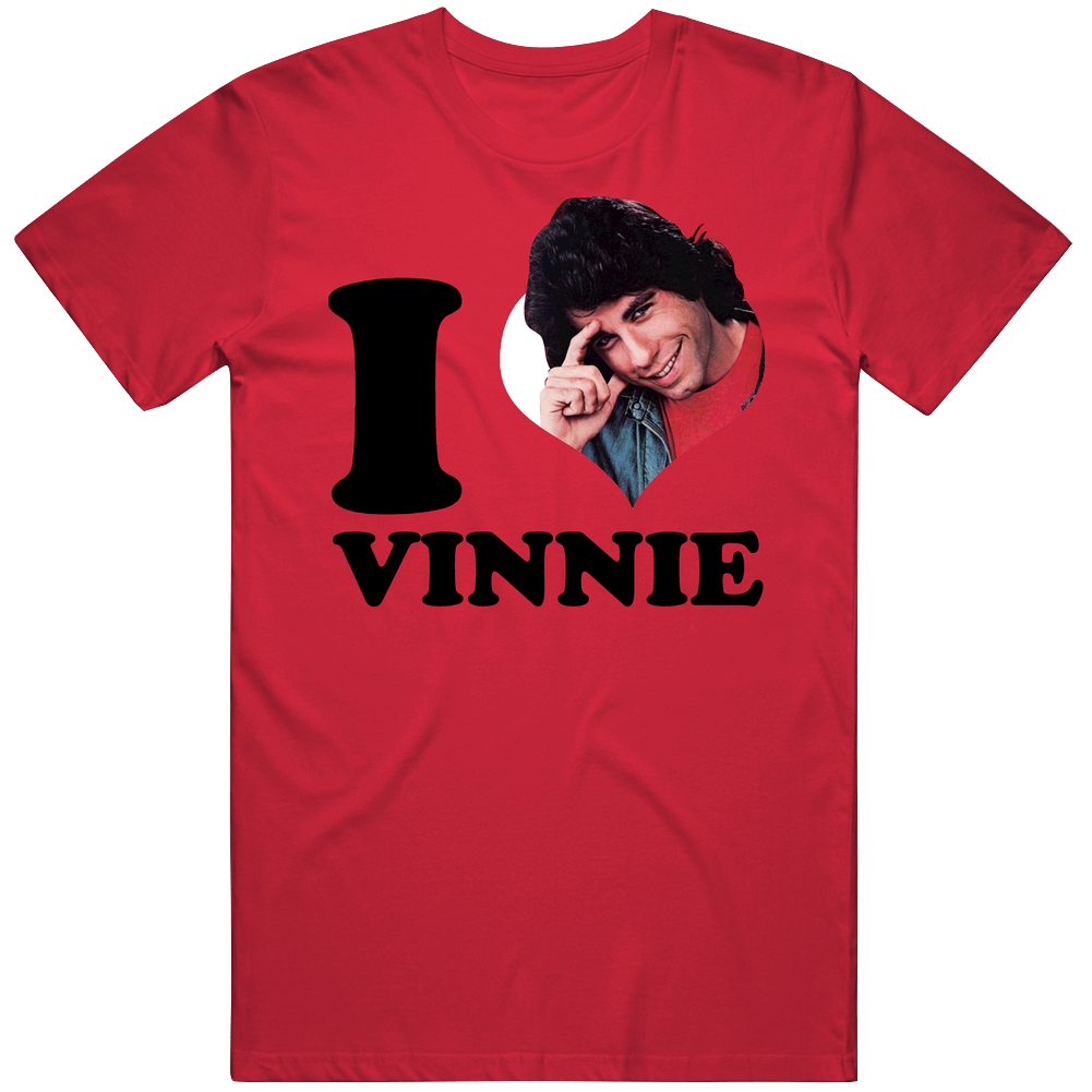 I Love Vinnie Barbarino Vintage RED Unisex T Shirt
