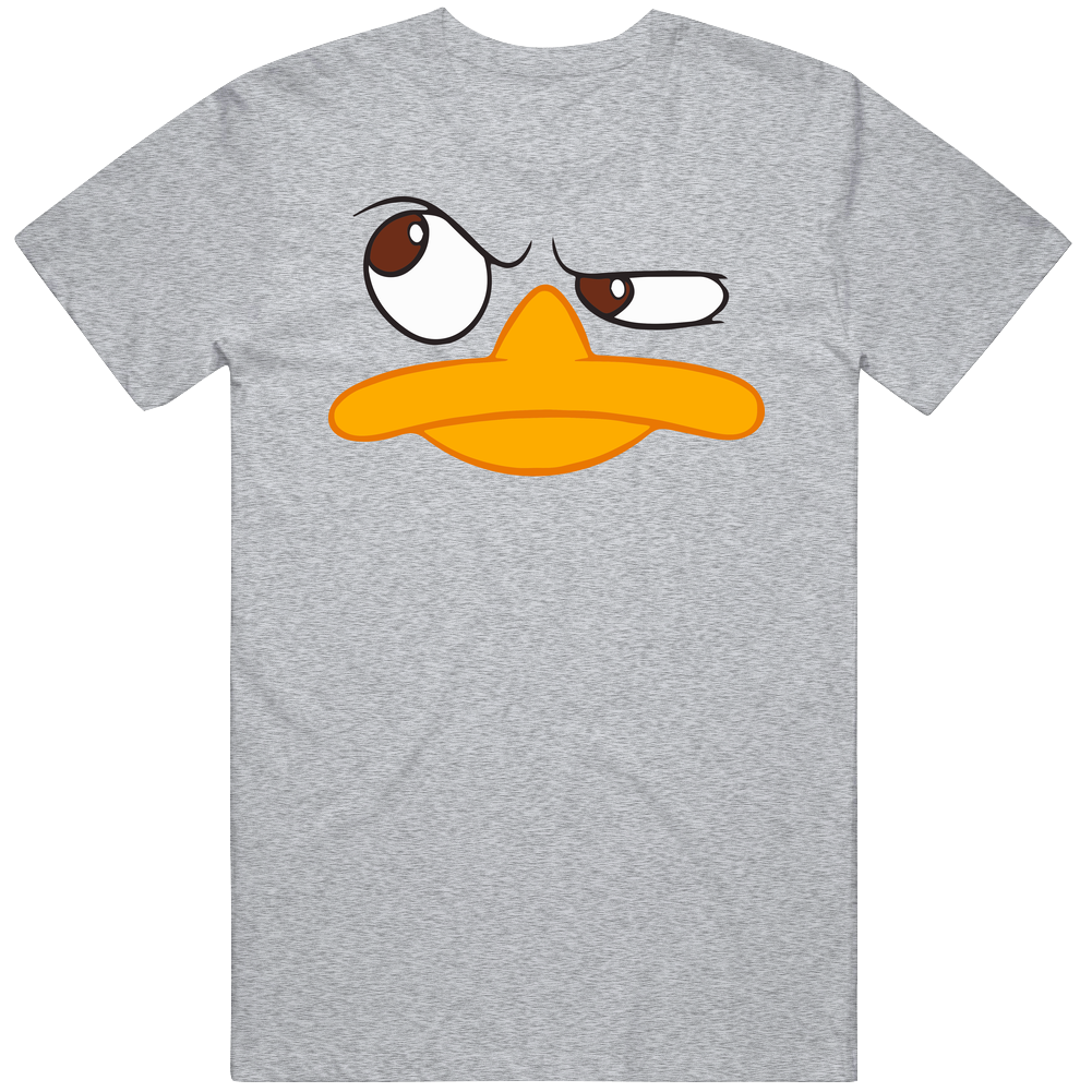 Perry The Platypus Face Cartoon Tv Show Raglan Unisex Classic T Shirt