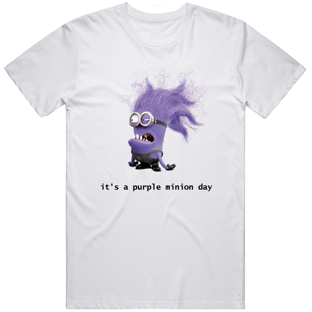 It's A Purple Minion Day Funny Onesie Cute Baby Unisex Classic T Shirt