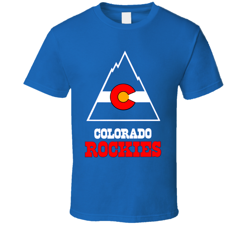 Colorado Rockies 1976 Hockey Team Nhl T Shirt Colorado Rockies 1976 Hockey Team Nhl T Shirt