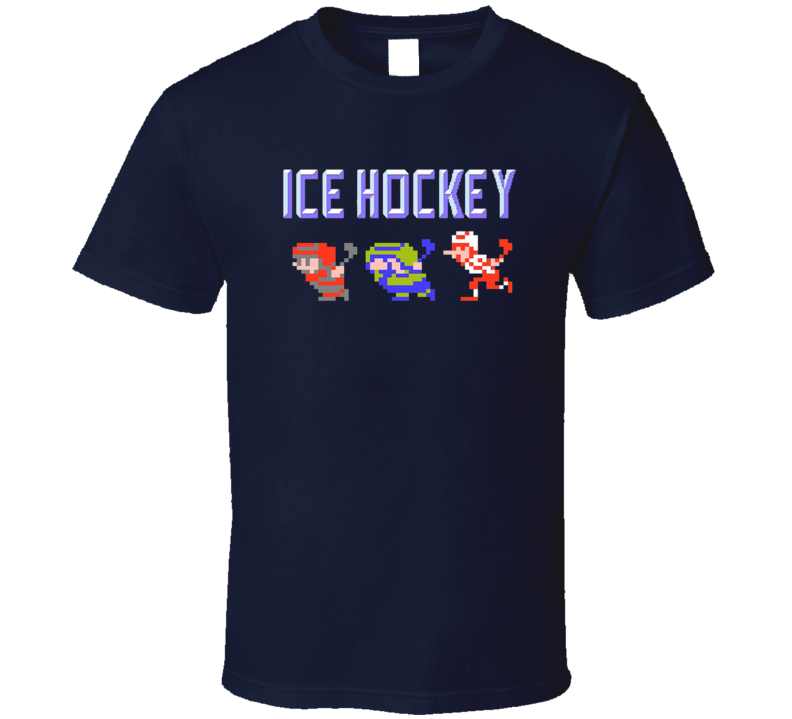 Ice Hockey Nes Characters Video Game Hockey T Shirt Ice Hockey Nes Characters Video Game Hockey T Shirt