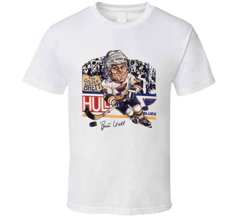 Brett Hull Hockey Legend Retro Caricature T Shirt Brett Hull Hockey Legend Retro Caricature T Shirt