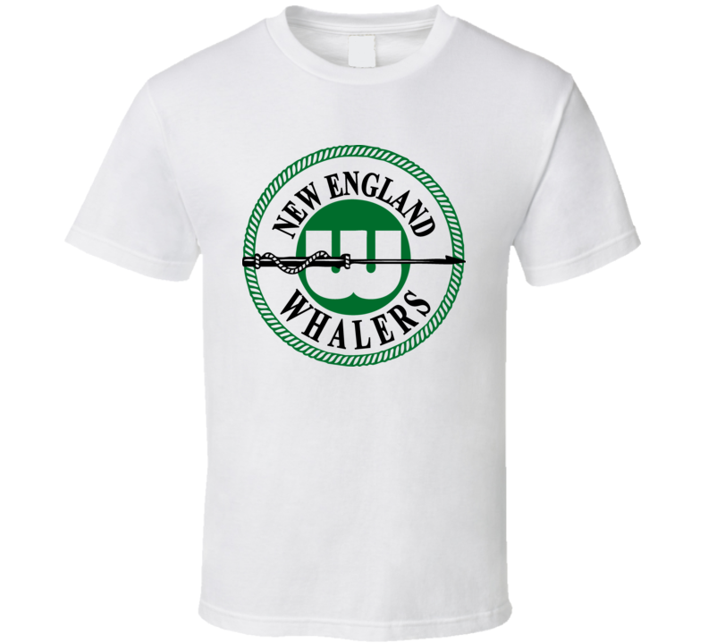 WHA New England Whalers 1972 Hockey T Shirt WHA New England Whalers 1972 Hockey T Shirt