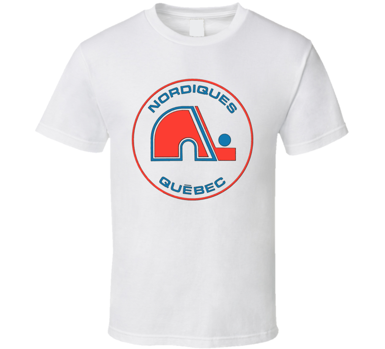 Quebec Nordiques Hockey Team T Shirt Quebec Nordiques Hockey Team T Shirt