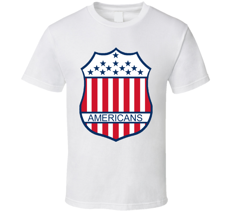 New York Americans Hockey Team T Shirt New York Americans Hockey Team T Shirt