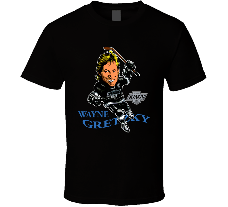 Wayne Gretzky Retro Hockey Caricature T Shirt Wayne Gretzky Retro Hockey Caricature T Shirt