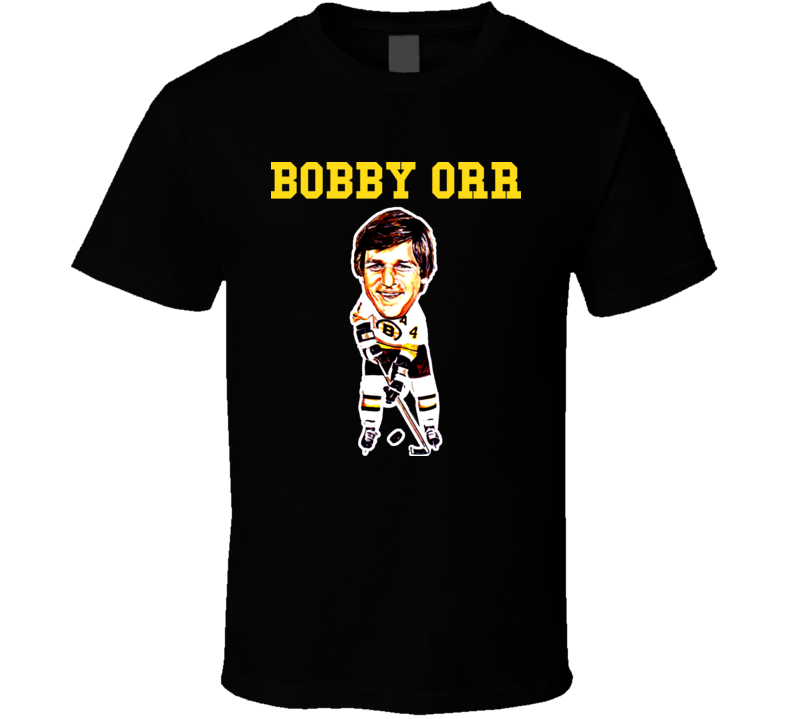 Bobby Orr Retro Hockey Caricature T Shirt Bobby Orr Retro Hockey Caricature T Shirt