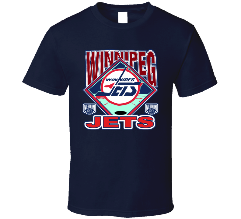 Winnipeg Jets Retro Hockey T Shirt Winnipeg Jets Retro Hockey T Shirt