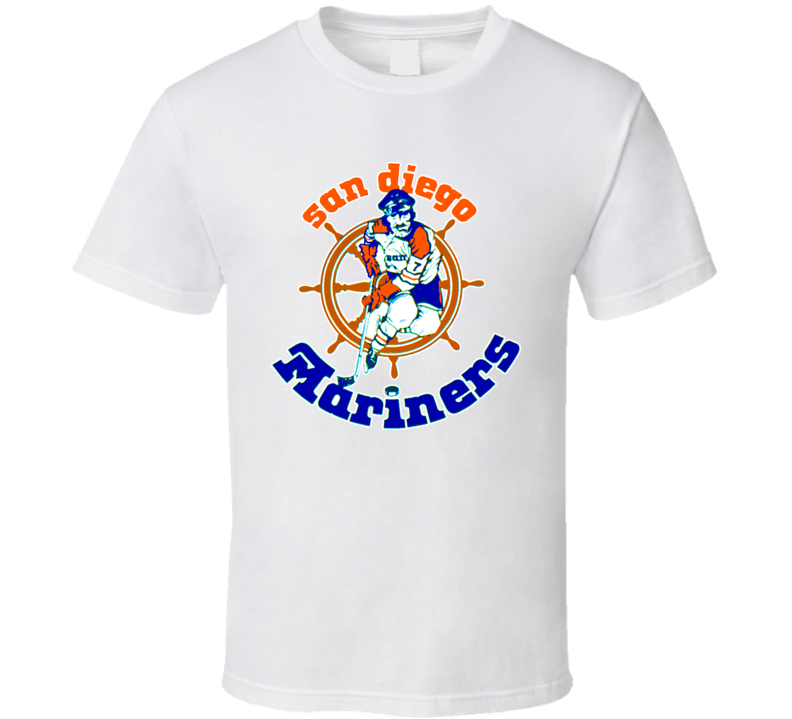 San Diego Mariners Wha Hockey T Shirt San Diego Mariners Wha Hockey T Shirt