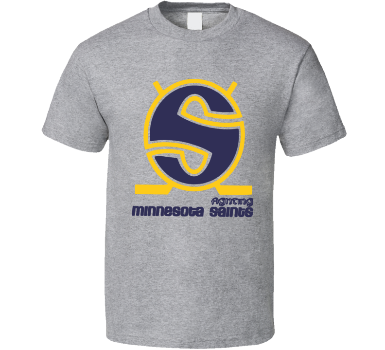 Minnesota Fighting Saints Wha Hockey T Shirt Minnesota Fighting Saints Wha Hockey T Shirt