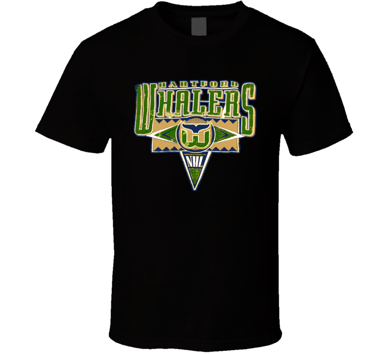 Harford Whalers Retro Hockey T Shirt Harford Whalers Retro Hockey T Shirt