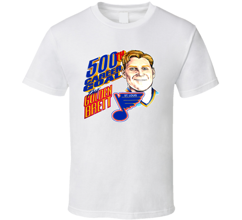 Brett Hull 500th Goal Hockey Caricature T Shirt Brett Hull 500th Goal Hockey Caricature T Shirt