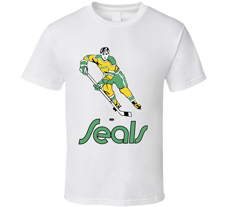 California Golden Seals Retro Hockey T Shirt California Golden Seals Retro Hockey T Shirt